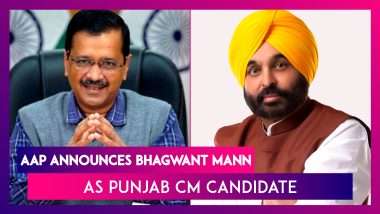 AAP Announces Bhagwant Mann As Punjab CM Candidate For Upcoming Assembly Polls